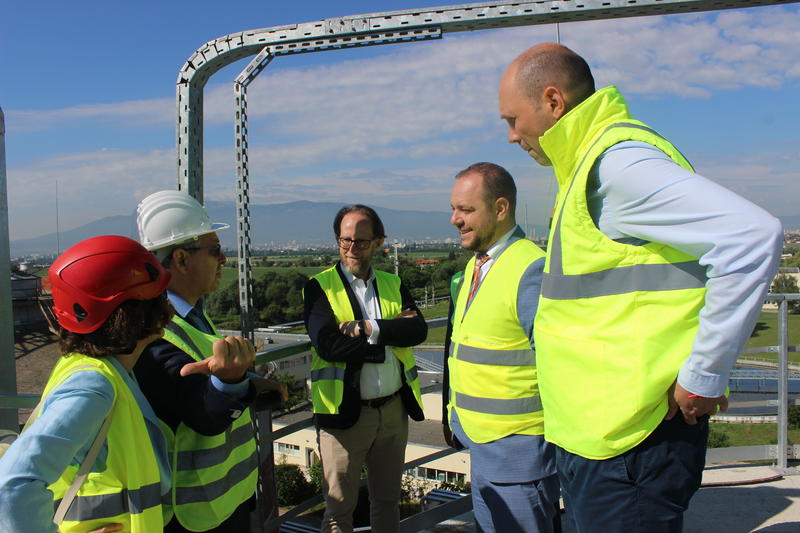 Minister Sandov and a group of students marked World Ocean Day with a visit to the waste water treatment plant of Sofia - 2