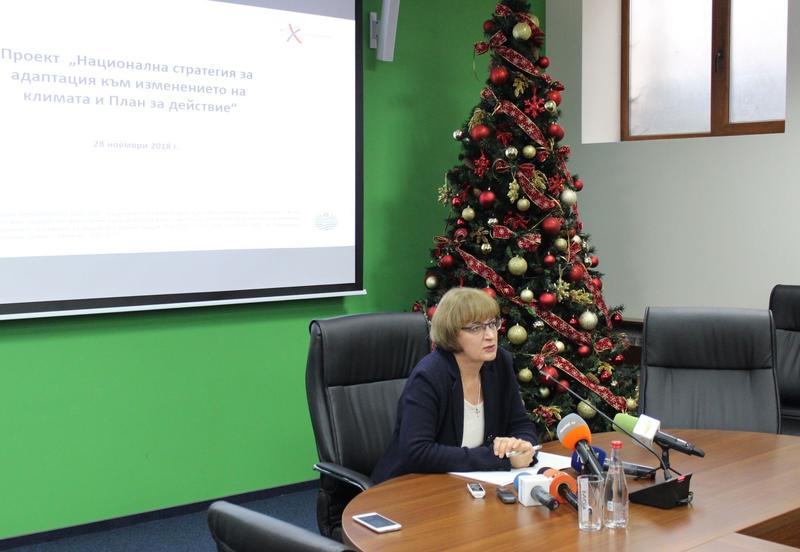 Пресконференция, Боряна Каменова, Стратегия за адаптация към климатичните промени - 2