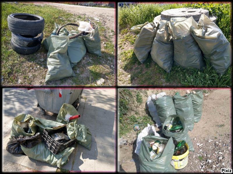Над 120 чувала отпадъци събраха служители на РИОСВ – Благоевград и доброволци в кампанията „Да сложим точка на замърсяването“ в Благоевград - 7