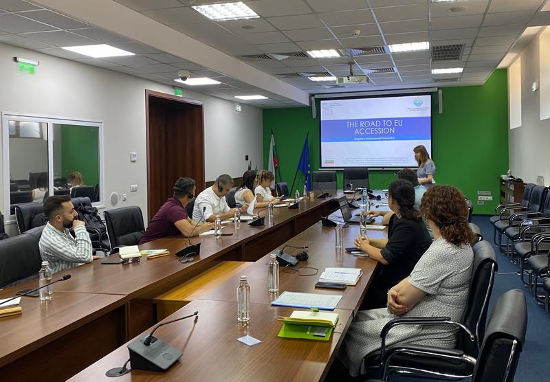 МОСВ проведе семинари за укрепване на институционалния и административен капацитет на Северна Македония по глава “Околна среда” в процеса на присъединяване към ЕС - 01