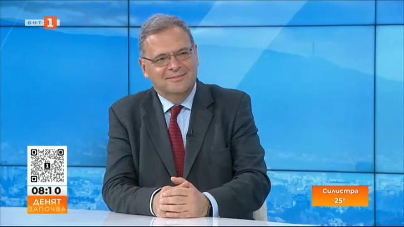 БНТ, Денят започва, 14.07.2023 г. Разговор с Юлиян Попов, министър на околната среда и водите - 01