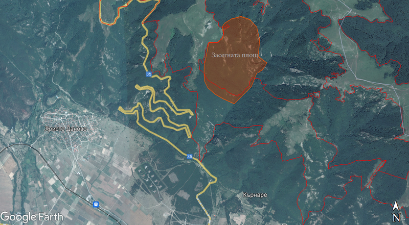 Fire rages in the “Steneto” reserve in the “Central Balkan” National Park - 11