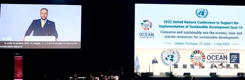 Министър Борислав Сандов участва в Конференция на ООН за опазването и устойчивото използване на океаните и моретата - 3