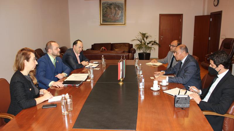 Министър Борислав Сандов се срещна с посланика на Египет Халид Емара - 2
