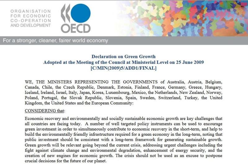 България се присъедини към декларацията „Зелен растеж“ на ОИСР - 1