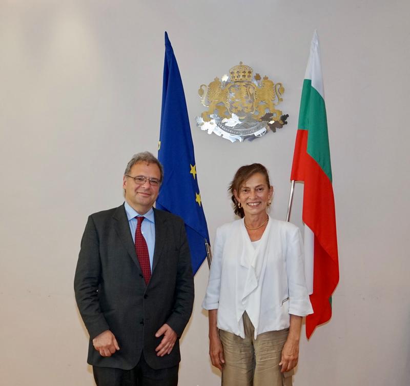 The Minister of Environment and Water Julian Popov met with the German Ambassador Irene Plank - 2