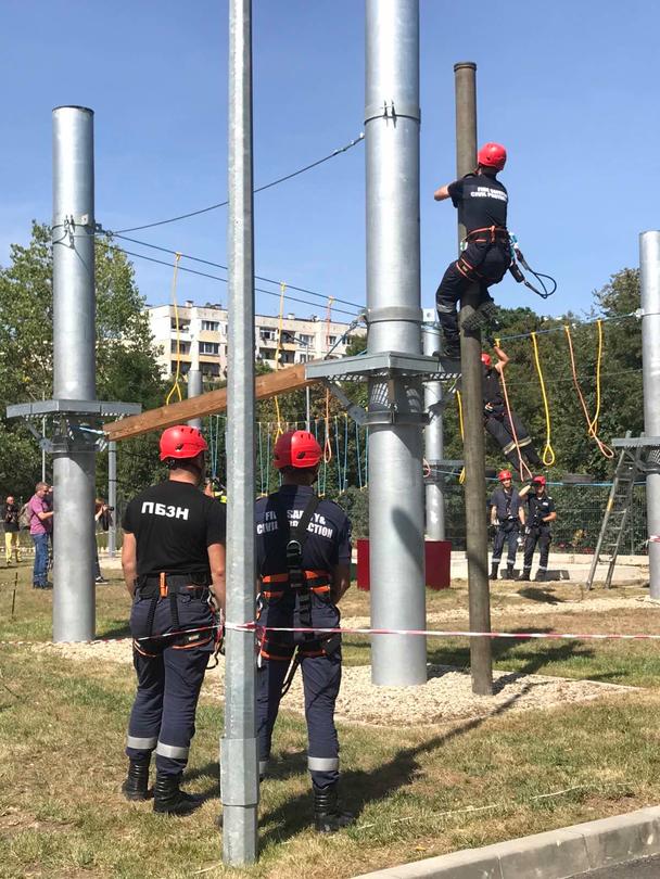 Министър Димитров участва в откриване на нов тренировъчен полигон за реакция при наводнения в София - 2