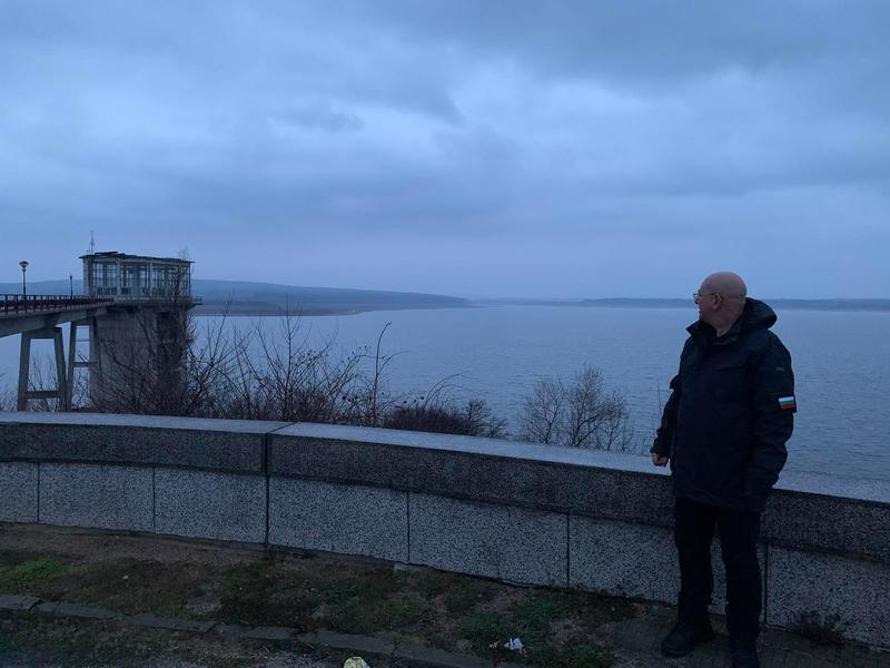 Посещение на Емил Димитров на яз. Пясъчник, 20.03.2021 г.
