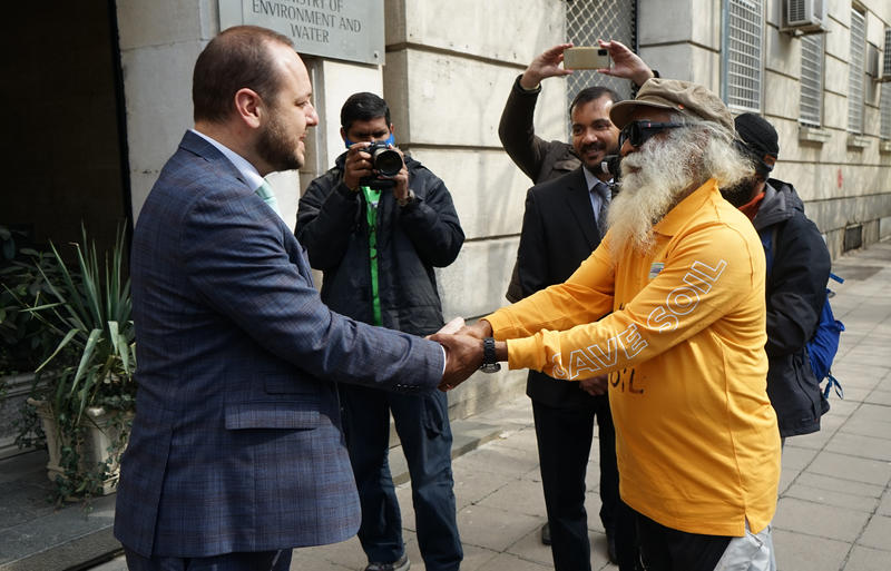 Minister Borislav Sandov called for soil protection together with the spiritual leader Sadhguru - 4