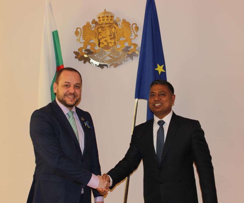 Minister Borislav Sandov met with the Ambassador of India - 3