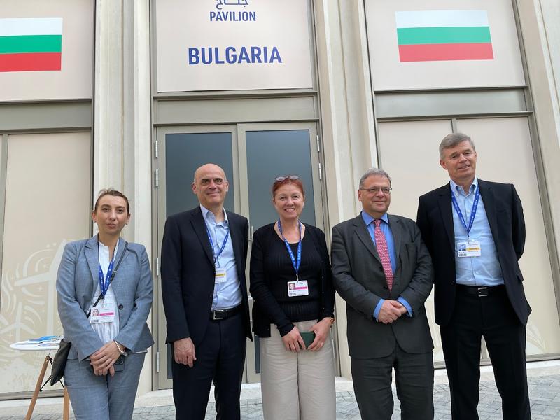 The Secretary General of the Climate Parliament visited the Bulgarian pavilion at COP28 - 01