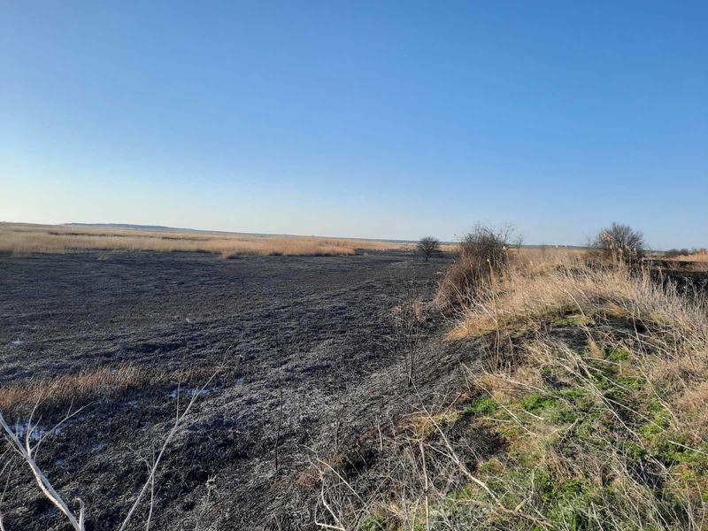 РИОСВ-Варна установи действащ пожар в землището на с. Дуранкулак - 3