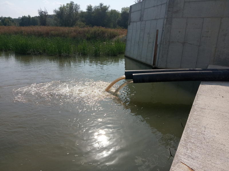 Дунавската вода постъпва в езерото Сребърна чрез твърдите тръби - 01