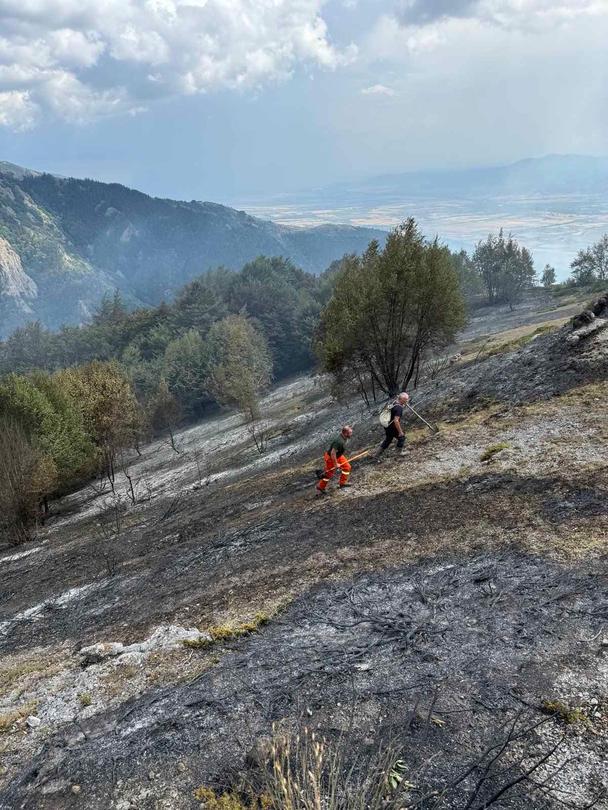 Fire rages in the “Steneto” reserve in the “Central Balkan” National Park - 2