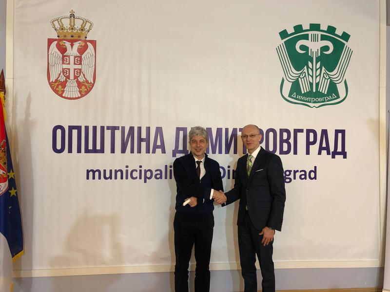 Среща на министър Димов със сръбския министър на околната среда Горан Триван. - 2