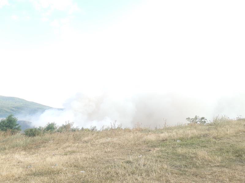 The landfill in the Zlevo area near Dupnitsa auto-ignited - 6