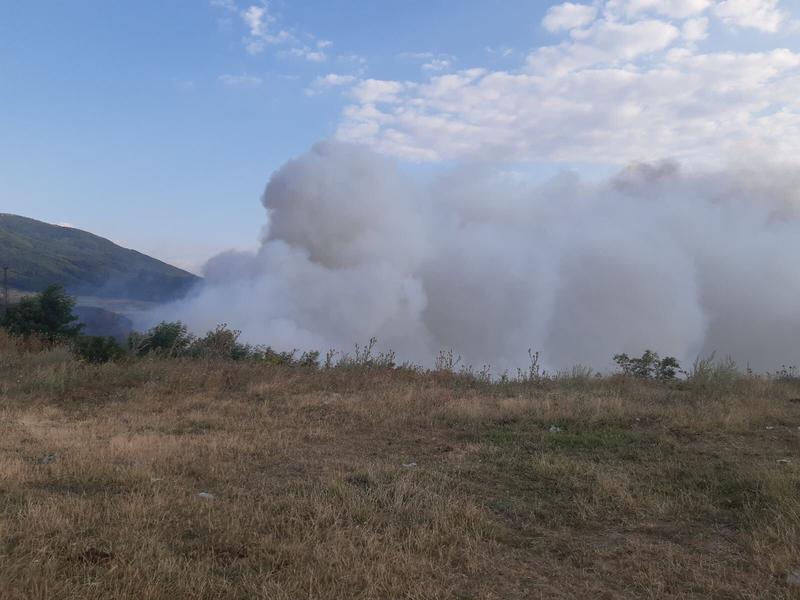 The landfill in the Zlevo area near Dupnitsa auto-ignited - 4