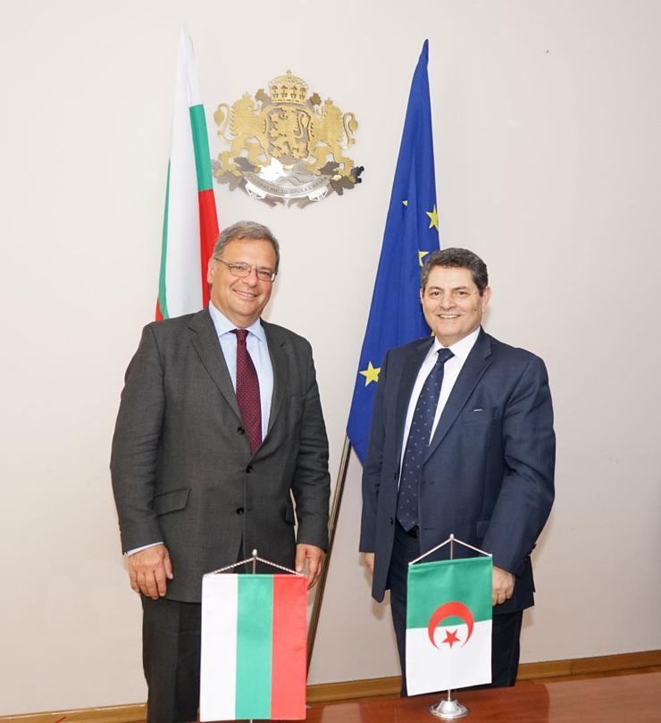 Minister Julian Popov met with the Ambassador of Algeria H.E. Mr. Messaoud Mehila - 01