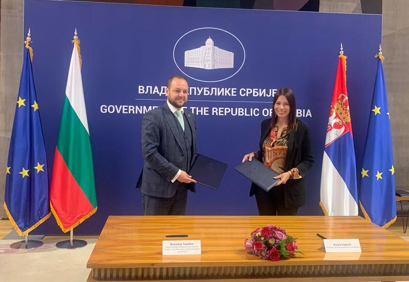 The ministers of environment of Bulgaria and Serbia signed an Agreement for Environmental Impact Assessment and Strategic Environmental Assessment in the transborder context - 01