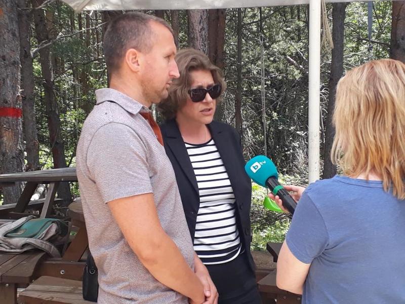 Deputy Minister Emilia Toncheva and experts inspected the site of the accident in Belitsa - 3