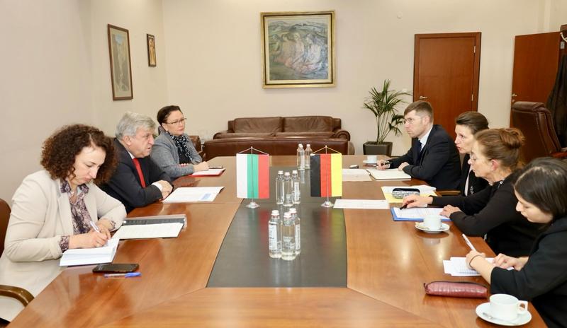 Minister Manol Genov met with the Ambassador of the Federal Republic of Germany - 2