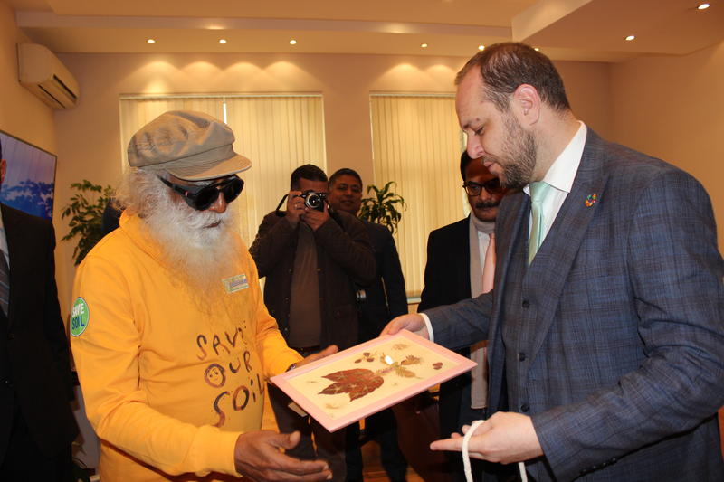 Minister Borislav Sandov called for soil protection together with the spiritual leader Sadhguru - 5