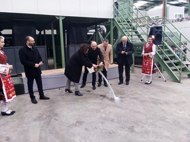 Зам.-министър Кънчев участва в откриването на инсталация за предварително третиране на смесени битови отпадъци - 01