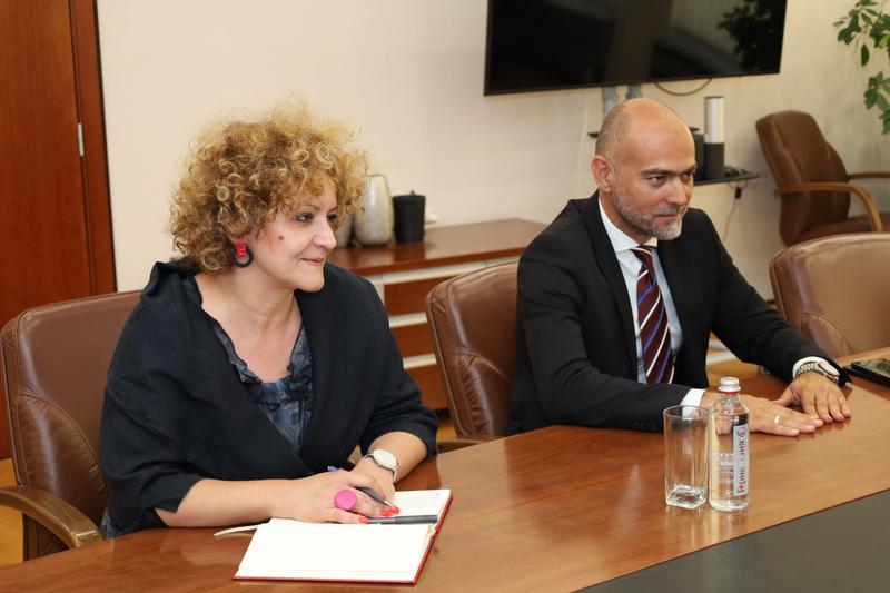 Minister Manol Genov met with the Ambassador of Serbia H.E. Milan Ravic - 3