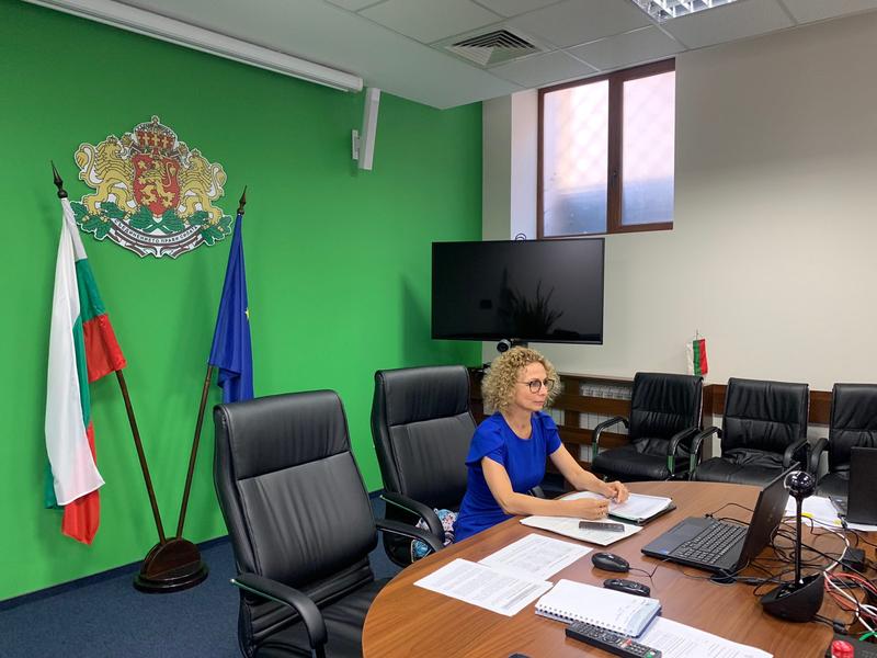 Зам.-министър Николова участва във видеоконференция с министрите на околната среда на ЕС - 01