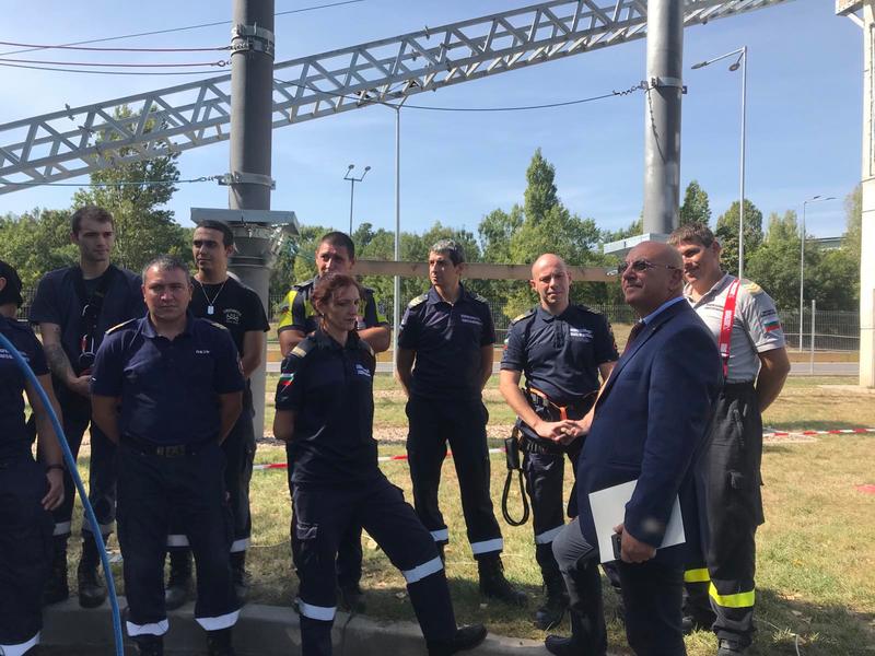 Министър Димитров участва в откриване на нов тренировъчен център за реакция при наводнения в София - 7