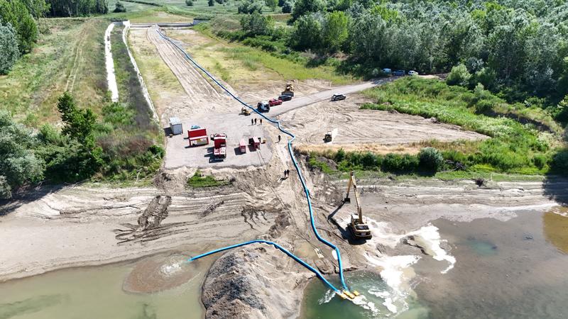Water transfer from the Danube River to the Srebarna Reserve water mirror started - 3