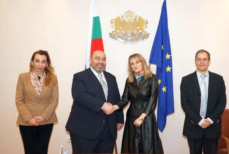Minister Karamfilova met with the Greek Ambassador Alexios  Liberopoulos - 01
