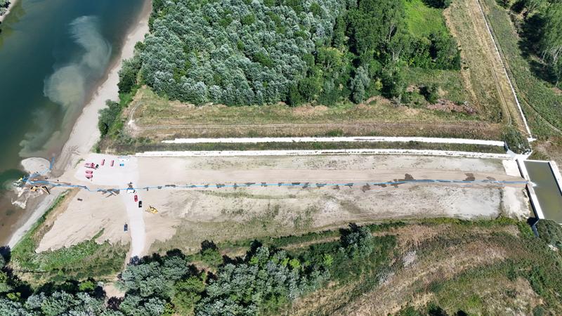 Water transfer from the Danube River to the Srebarna Reserve water mirror started - 4