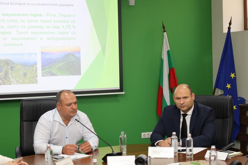 The MOEW position on grazing in national parks was presented at a work meeting - 10