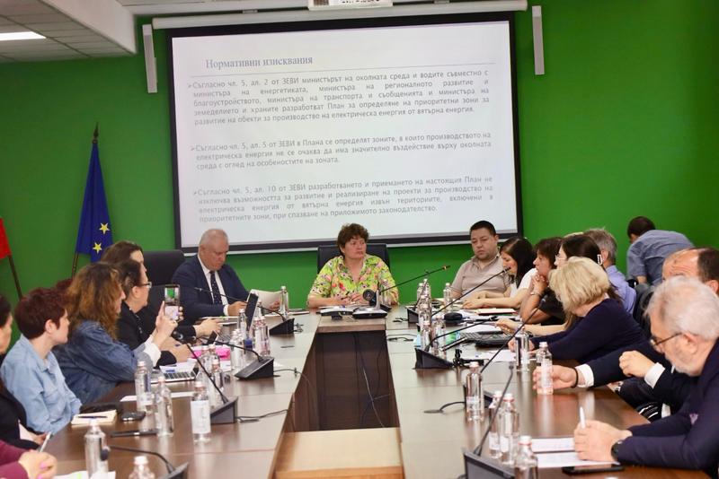 Проведе се обществено обсъждане на Доклада за екологична оценка на плана за приоритетните зони за вятърна енергия - 01