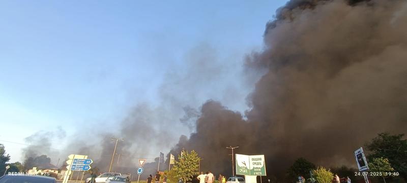 The situation in the town of Sredets in connection to the raging fire: actions taken and current air indicators - 01