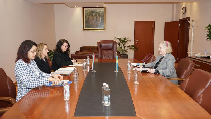 Министър Карамфилова се срещна с посланика на Швеция Катарина Рангнит - 2