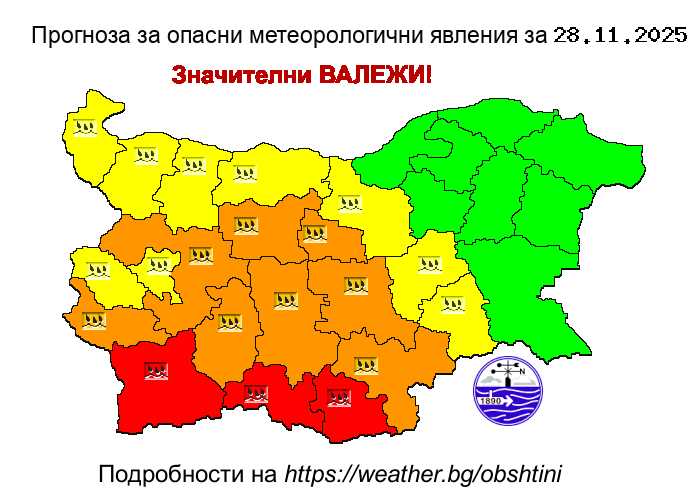 Прогноза за опсани явления