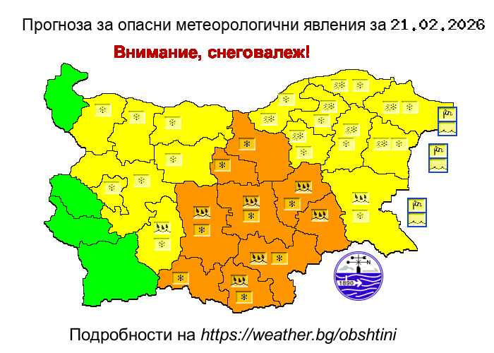 Прогноза за опсани явления