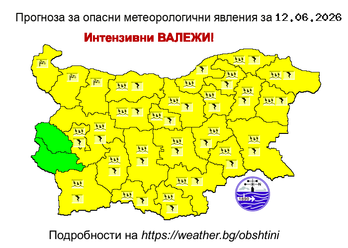 Прогноза за опсани явления