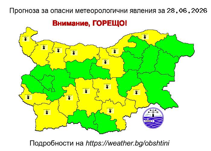 Прогноза за опсани явления