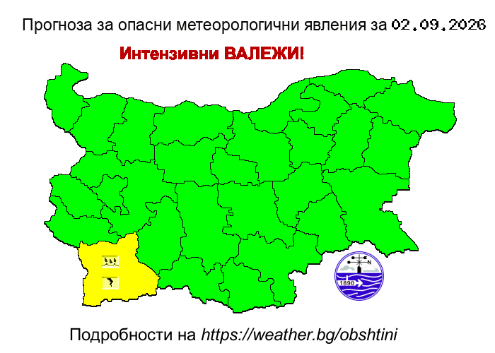 Прогноза за опсани явления